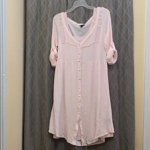 Torrid sheer dress with slip